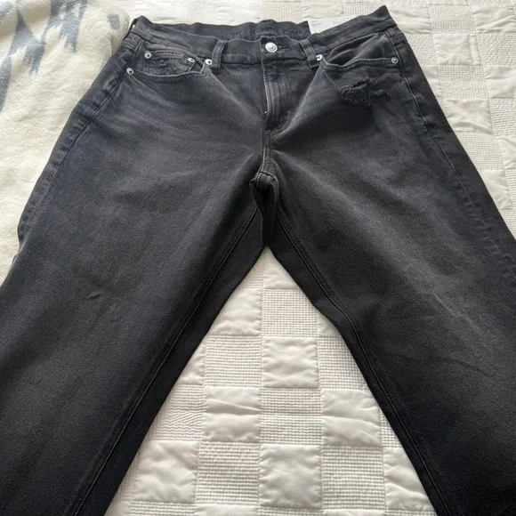 Curvy Straight High Rise Jeans - Picture 2 of 5